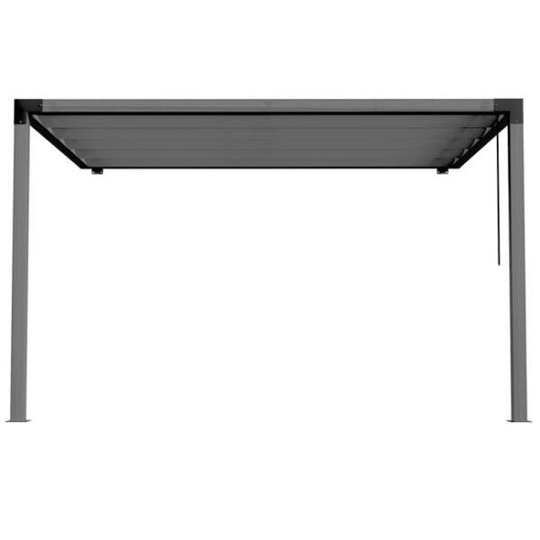 Pérgola de alumínio NATERIAL MANEA FIXA 350X260CM CINZA ESCURA (Copie)