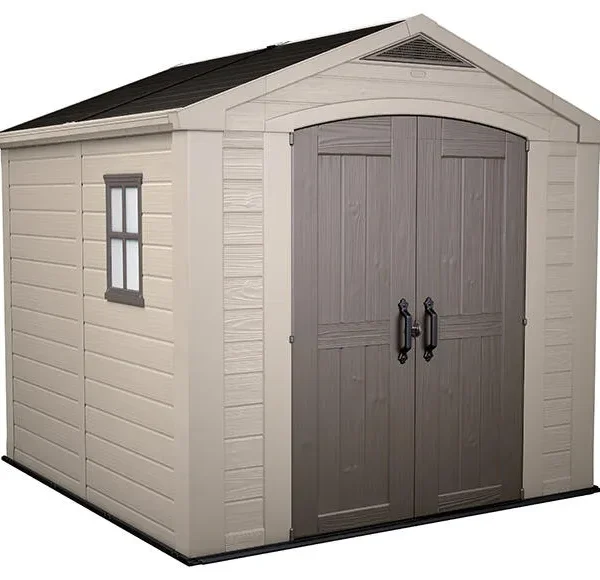 Abrigo de resina FACTOR 2.57X2.55M ÁREA ÚTIL 5.62M²